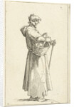 Young farmer with basket by Abraham Bloemaert