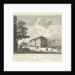 View of the square for the new theater, nieuwe Schouwburg in Amsterdam by Theodore Crajenschot