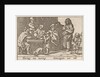 Eating figures around a table by Claes Jansz. Visscher II