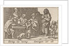 Eating figures around a table by Claes Jansz. Visscher II