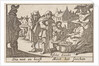 Beggars receiving alms by Claes Jansz. Visscher II