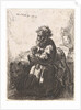 H. Jerome in prayer by Rembrandt Harmensz. van Rijn