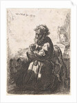 H. Jerome in prayer by Rembrandt Harmensz. van Rijn