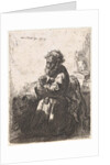 H. Jerome in prayer by Rembrandt Harmensz. van Rijn