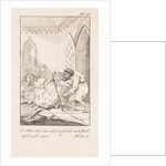 Falling cleric and a man with a letter by François Bohn