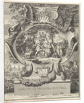Allegory on the occasion of the marriage of Jacob Alewijn Ghijzen and Perina Vorsterman by Bernard Picart