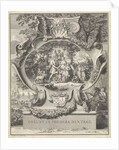 Allegory on the occasion of the marriage of Jacob Alewijn Ghijzen and Perina Vorsterman by Bernard Picart