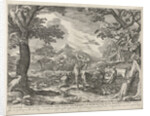 Adam and Eve to work outside the Garden by Abraham Bloemaert