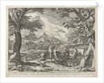 Adam and Eve to work outside the Garden by Abraham Bloemaert