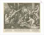 Raising of Lazarus by Claes Jansz. Visscher II