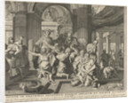 Joseph reveals himself to his brothers by Nicolaes Visscher II