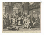 Joseph reveals himself to his brothers by Nicolaes Visscher II