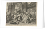 Joseph reveals himself to his brothers by Nicolaes Visscher II