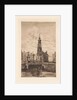 Munt Tower in Amsterdam by Frans Schikkinger