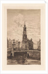 Munt Tower in Amsterdam by Frans Schikkinger