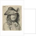 Bust of young man with hat and moustache by Nicolaes van Haeften