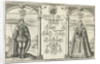 Portraits of James I, King of England and his wife Anne of Denmark standing on either side of genealogical tree by Jean le Clerc