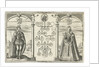 Portraits of James I, King of England and his wife Anne of Denmark standing on either side of genealogical tree by Jean le Clerc