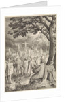 Christ on the cross by Pieter Schenk I