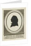 Silhouette portrait of Johannes the Fremery by George Kockers