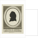 Silhouette portrait of Johannes the Fremery by George Kockers