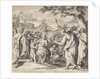 Christ blessing the children by Claes Jansz. Visscher Willem Isaacsz. van Swanenburg II
