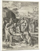 Entombment of Christ by Cornelis Cort