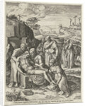 Entombment of Christ by Cornelis Cort