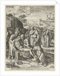 Entombment of Christ by Cornelis Cort