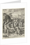 Entombment of Christ by Cornelis Cort
