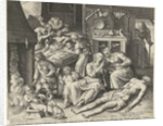 A house full of mourning by Petrus Plancius