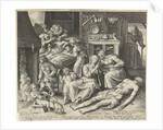 A house full of mourning by Petrus Plancius