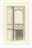The tablet of the high chimney breast is supported by Ionic pilasters by Justus Danckerts