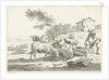Shepherd with his flock by Jan Matthias Cok