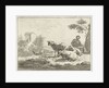 Shepherdess with flock by Jan Matthias Cok