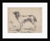 Standing dog by Jacob Toorenvliet