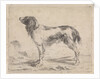 Standing dog by Jacob Toorenvliet
