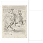 Rider lets his horse rearing by Dirk Maas