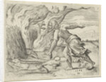 Samson puts the wheat fields of the Philistines in fire by Cornelis Massijs
