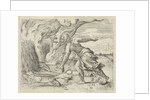 Samson puts the wheat fields of the Philistines in fire by Cornelis Massijs