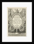 Title print for Speculum Illustratum Virginum by Theodoor Galle