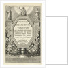 Title print for Speculum Illustratum Virginum by Theodoor Galle