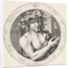 Bacchus with glass by Jacob Matham