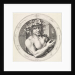 Bacchus with glass by Jacob Matham