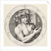 Bacchus with glass by Jacob Matham