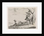 Three hunters with dogs by Adriaen van de Velde William Young Ottley