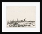 View of Amsterdam from the northwest by Rembrandt Harmensz. van Rijn