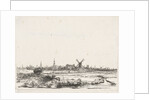 View of Amsterdam from the northwest by Rembrandt Harmensz. van Rijn
