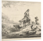 Man on a donkey by William Young Ottley