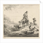 Man on a donkey by William Young Ottley